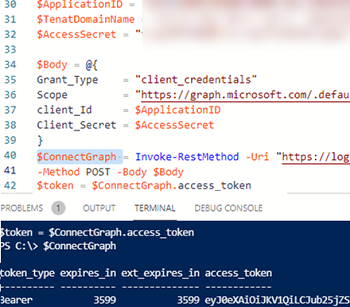 powershell - getting Azure Graph token using Invoke-RestMethod 