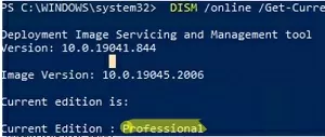 dism: check windows edition