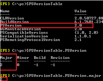 $PSVersionTable